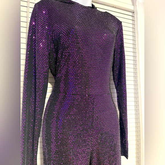 Shimmery Purple Jumper with hood. Perfect timing for the holiday!! - Picture 1 of 8